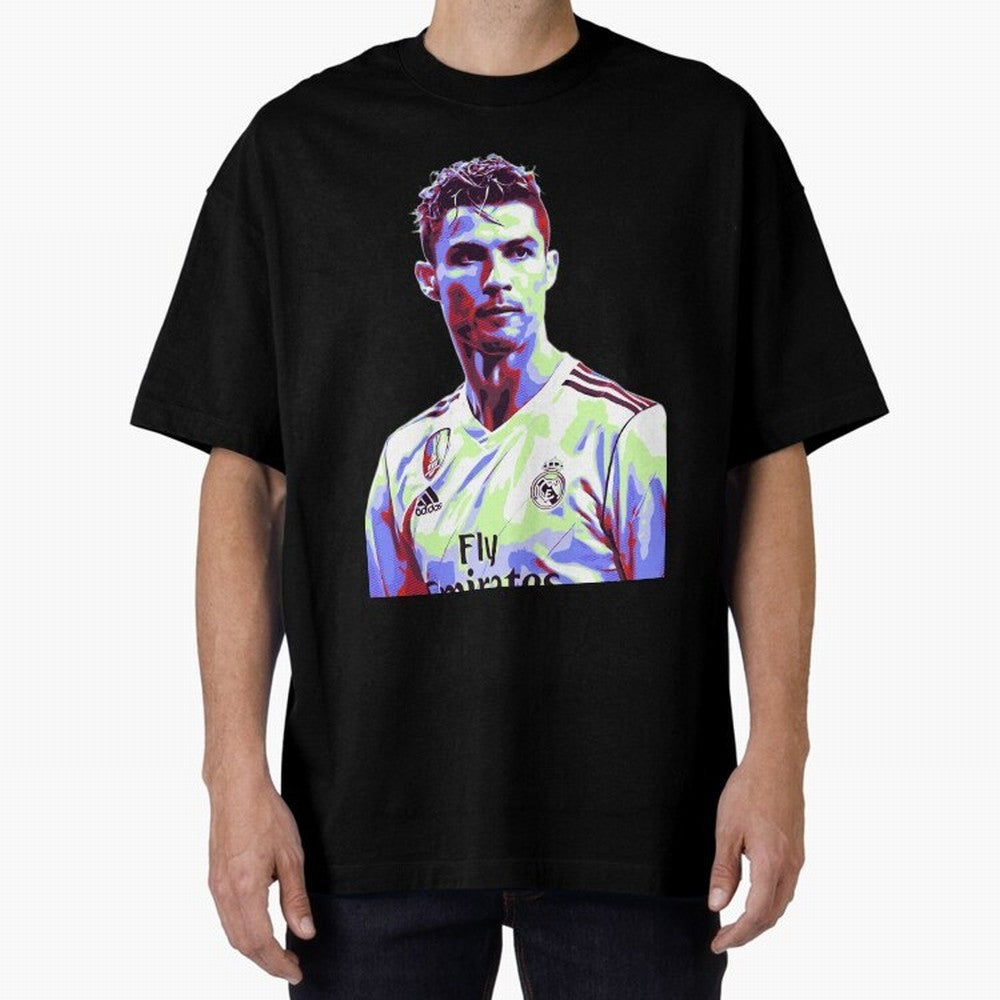 Ronaldo - retro Oversized T-Shirt Join the Countdown to FIFA World Cup 2026 USA Canada Mexico Spirit, Connected to Spain, Cristiano Ronaldo, Haaland and CR7, Classic Soccer Heritage, Championship Pressure, Fan Loyalty and International Pride; Ideal