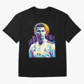 Christiano Ronaldo retro Oversized T-Shirt Mark Global Football Passion for FIFA World Cup 2026, Made for Messi, Neymar and Mbappe, France and Portugal, Sports Nostalgia, International Competition, Famous Players and Unforgettable Victories;