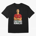 Cristiano Ronaldo Oversized T-Shirt Stand with Match Day Hype around FIFA World Cup 2026, Messi, Portugal, Spain and Germany, Stadium Memories, Football Loyalty, International Chants and Championship Tradition; Created for Match Day Parties, Soccer