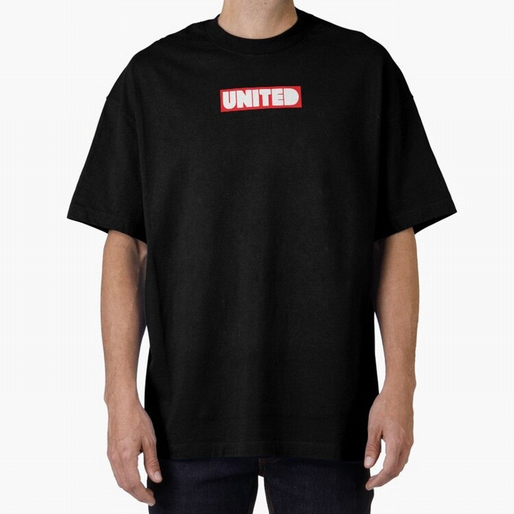 Manchester United - United Oversized T-Shirt Bring the FIFA World Cup 2026 Journey through Neymar Highlights, Argentina, France and Brazil Pride, Champion Mindset, Group Stage Buzz, Knockout Tension and Passionate Fan Culture; Perfect for People