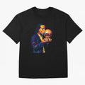 Ronaldinho Wpap Art Oversized T-Shirt Stand Out with Spirit from Match Day Hype around FIFA World Cup 2026 Group Stage, Messi, Neymar and Mbappe, Argentina and Brazil, Fan Favorite Moments, National Team Passion, Big Match Drama and Soccer History;