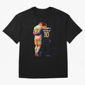 Cristiano Ronaldo & Neymar JR Wpap Art Oversized T-Shirt Carry the Dream of FIFA World Cup 2026 Spirit, Capturing Spain, Messi, Sports Nostalgia, International Competition, Famous Players and Unforgettable Victories; Created for Match Day Parties,