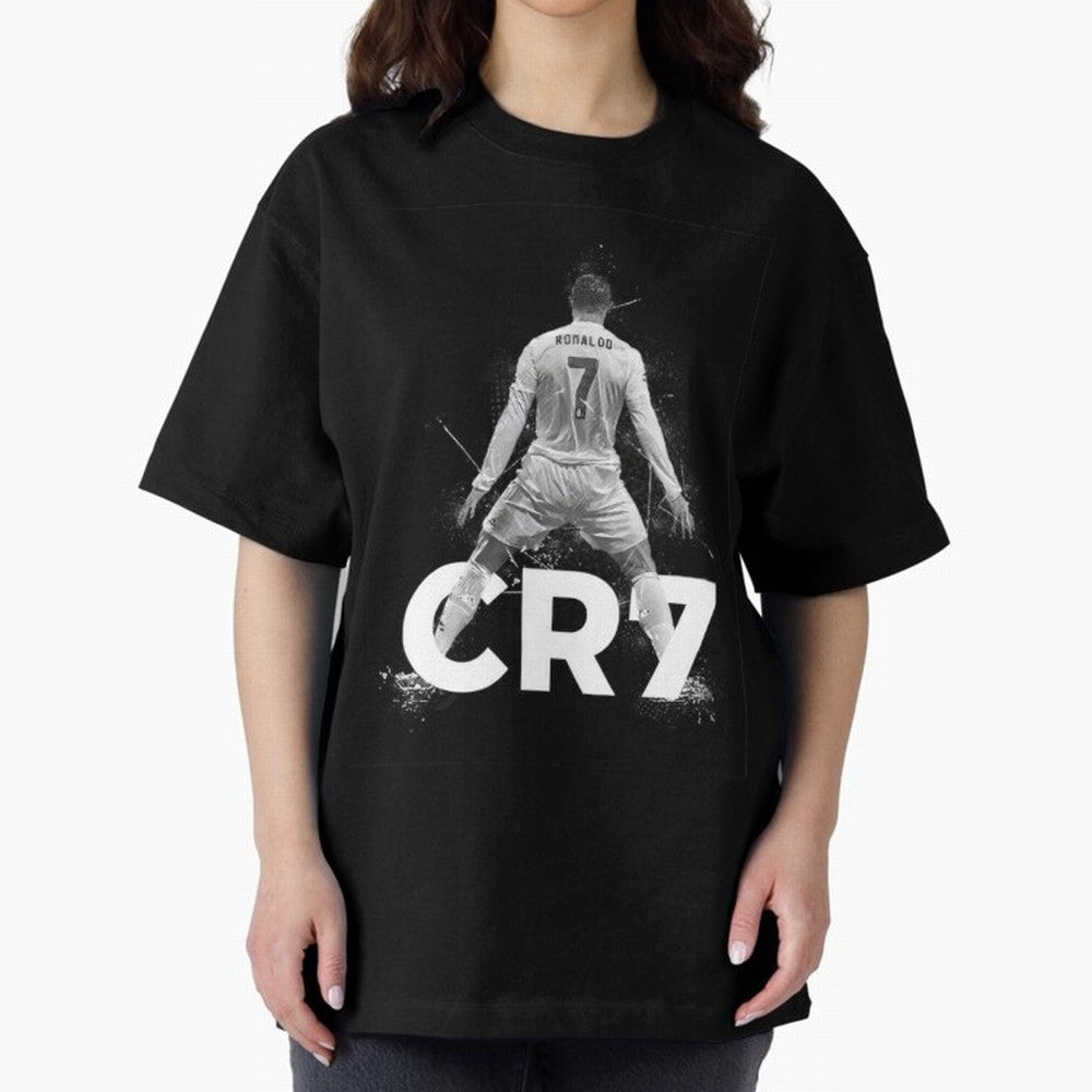 CR7 Oversized T-Shirt Mark FIFA World Cup 2026 Group Stage for Fans of Messi and Cristiano Ronaldo and England, France and Netherlands, Bringing Match Day Excitement, Supporter Culture, Golden Goals and Global Football Passion; Built for Supporters