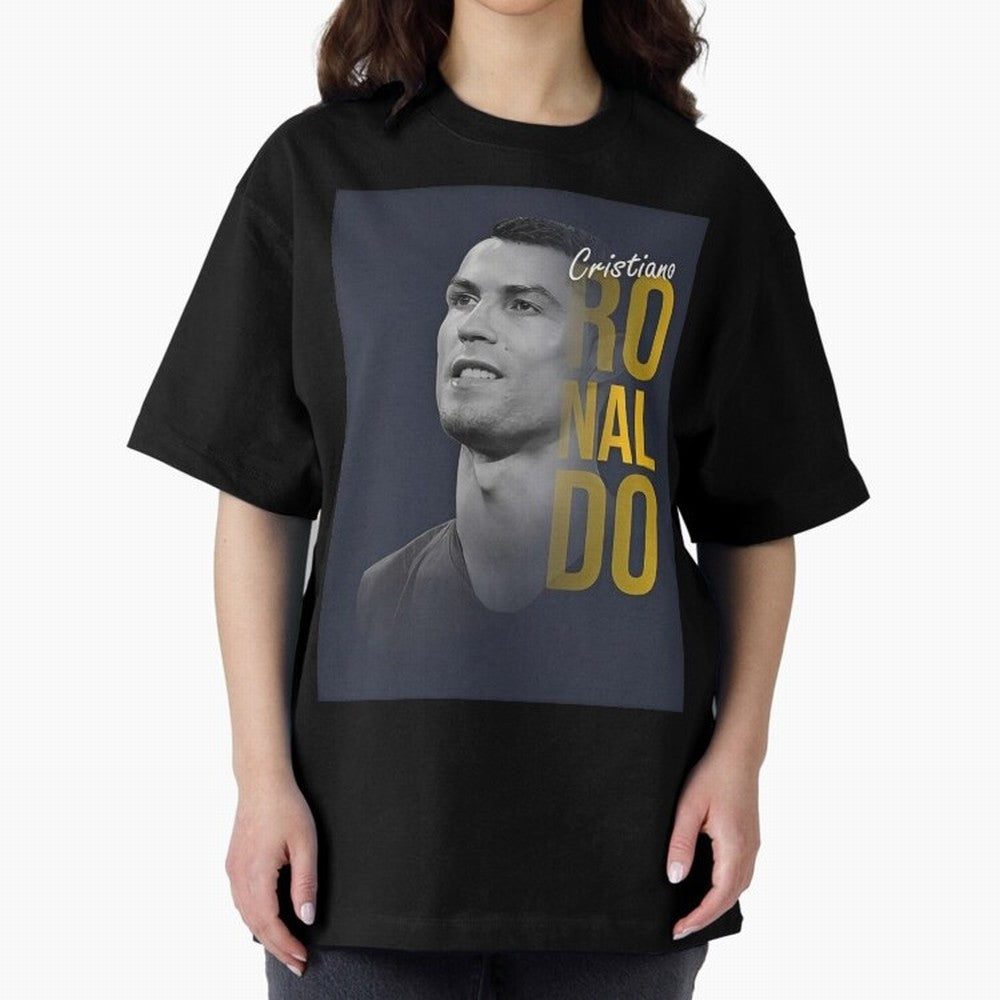 CR7 Oversized T-Shirt Bring the FIFA World Cup 2026 Journey through Messi, CR7 and Mbappe Highlights, England, France and Netherlands Pride, Goal Celebration Energy, Supporter Heritage, Football Icons and Worldwide Tournament Joy; Built for