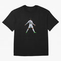 DESIGN CRISTIANO RONALDO CR7 STICKER Oversized T-Shirt Bring Champion Energy into the FIFA World Cup 2026 Group Stage Journey through Messi, CR7 and Mbappe Highlights, France Pride, Football Passion, Legendary Performances, Festival Vibes and