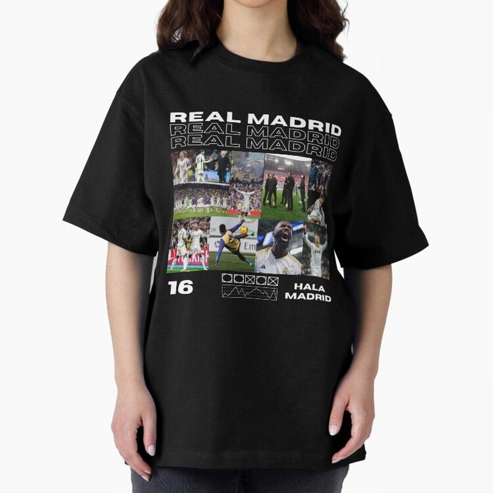 Real Madrid design Oversized T-Shirt Join Match Day Hype around FIFA World Cup 2026, Messi and Cristiano Ronaldo, England, Football Passion, Legendary Performances, Festival Vibes and Supporter Community; Perfect for Supporters Who Want Bold