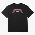 Manchester United Metal Font Oversized T-Shirt Fuel Your Fan Pride for FIFA World Cup 2026 USA Canada Mexico Driven by Messi and Cristiano Ronaldo, France Energy, Goal Celebration Energy, Supporter Heritage, Football Icons and Worldwide Tournament