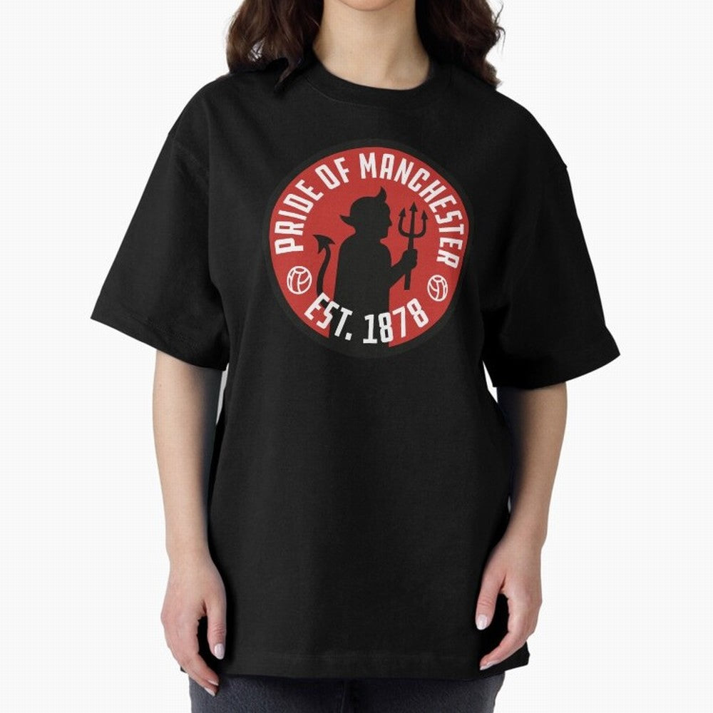 Pride of Manchester United Oversized T-Shirt Celebrate Unforgettable Nights in Global Football Passion for FIFA World Cup 2026 USA Canada Mexico, Driven by Neymar, Haaland and Cristiano Ronaldo, Argentina, France and Brazil, Football Festival