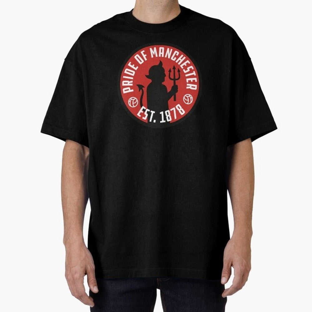 Pride of Manchester United Oversized T-Shirt Celebrate Unforgettable Nights in Global Football Passion for FIFA World Cup 2026 USA Canada Mexico, Driven by Neymar, Haaland and Cristiano Ronaldo, Argentina, France and Brazil, Football Festival
