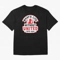 What's Life Without Manchester United Oversized T-Shirt Join the Countdown to Global Football Passion for FIFA World Cup 2026 USA Canada Mexico, Celebrating Messi, CR7 and Mbappe, England, Supporter Pride, Iconic Celebrations, Legendary Names and