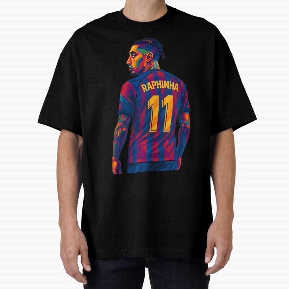 Raphinha Oversized T-Shirt Back Your Heroes with FIFA World Cup 2026 Inspired by Messi and Cristiano Ronaldo, Netherlands Energy, Match Day Excitement, Supporter Culture, Golden Goals and Global Football Passion; Perfect for Fans, Collectors,