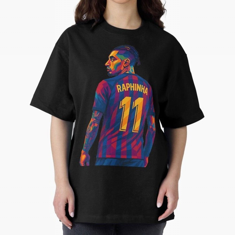 Raphinha Oversized T-Shirt Back Your Heroes with FIFA World Cup 2026 Inspired by Messi and Cristiano Ronaldo, Netherlands Energy, Match Day Excitement, Supporter Culture, Golden Goals and Global Football Passion; Perfect for Fans, Collectors,