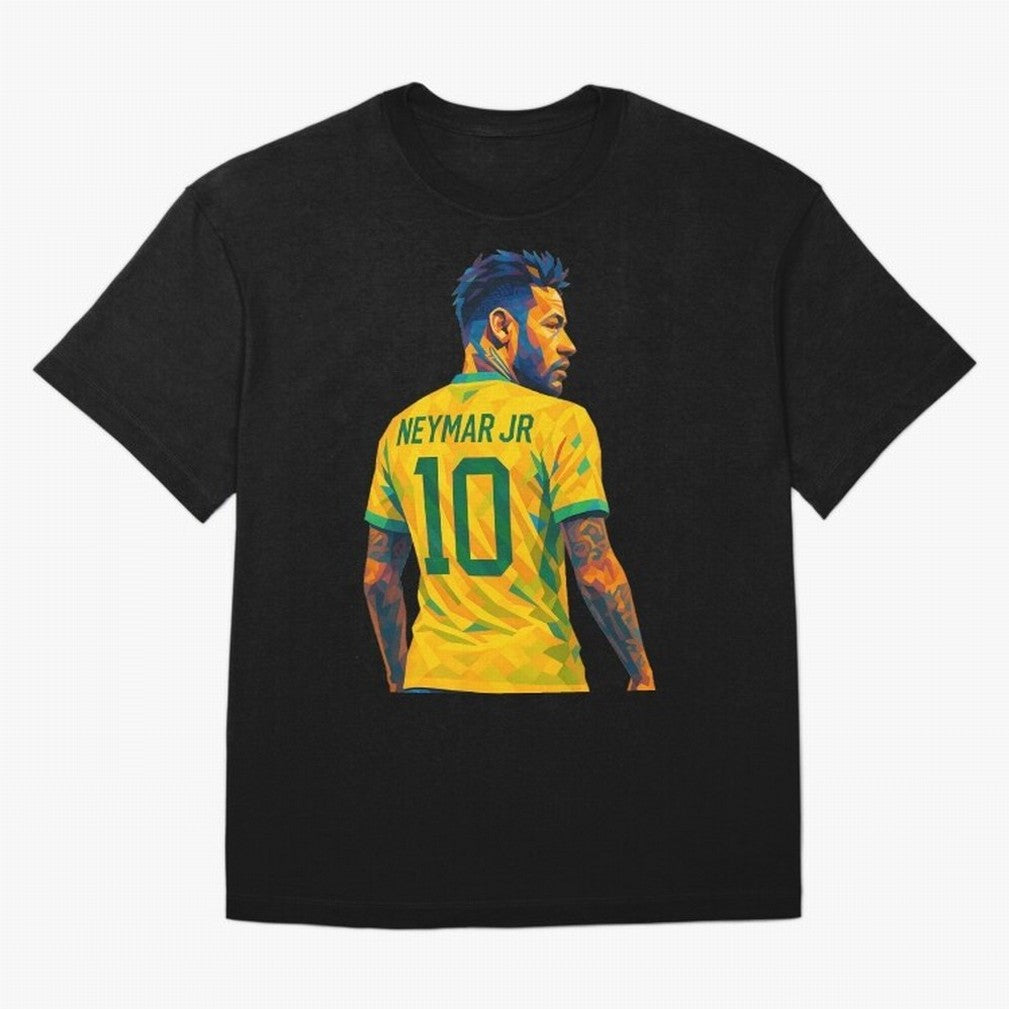 Neymar Jr Oversized T-Shirt Honor Champions and Dreams in FIFA World Cup 2026 Celebrating Messi, CR7 and Mbappe, France and Portugal Energy, Goal Celebration Energy, Supporter Heritage, Football Icons and Worldwide Tournament Joy; Created for Match