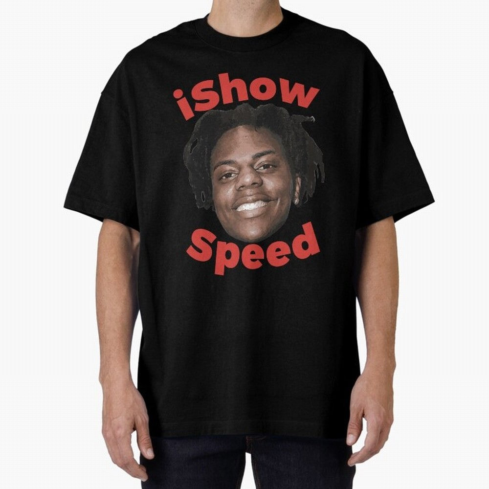 Ishowspeed Oversized T-Shirt Stand Out with Spirit from the FIFA World Cup 2026 USA Canada Mexico Journey through Mbappe and Neymar Highlights, France Pride, Football Passion, Legendary Performances, Festival Vibes and Supporter Community; Ideal