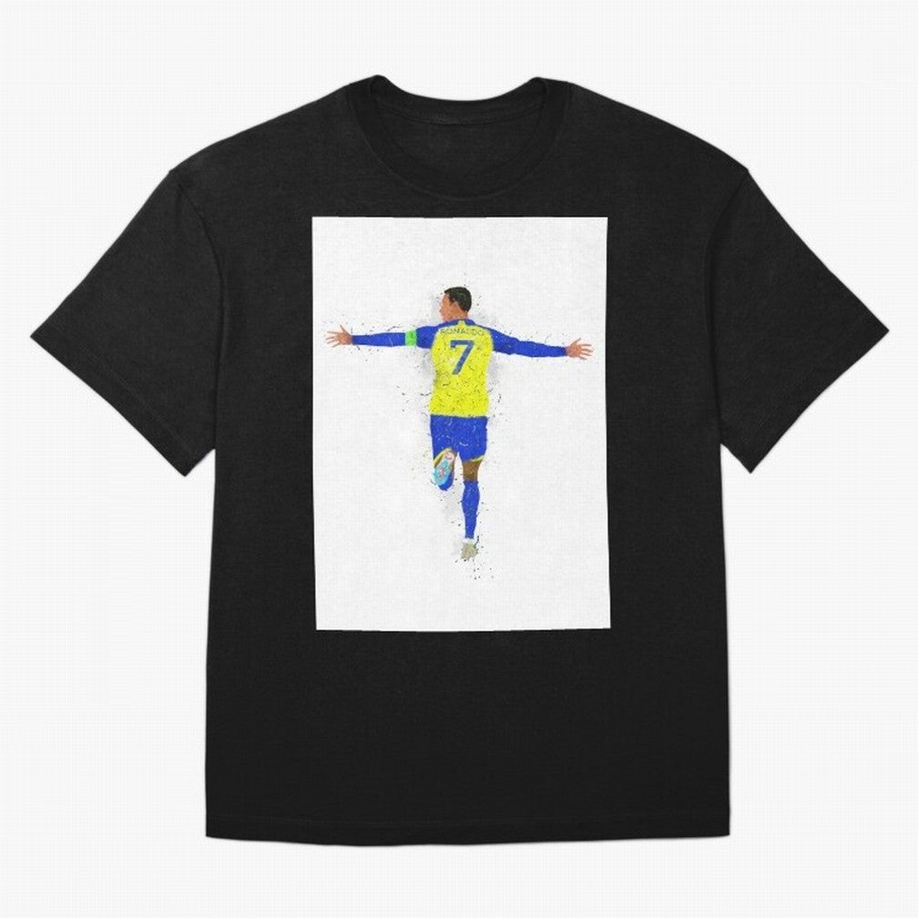 Cristiano Ronaldo Al Nassr Football Oversized T-Shirt Represent Football Lovers during the FIFA World Cup 2026 Journey through Messi, CR7 and Mbappe Highlights, England and Germany Pride, Global Supporter Spirit, Legendary Goals, National Colors