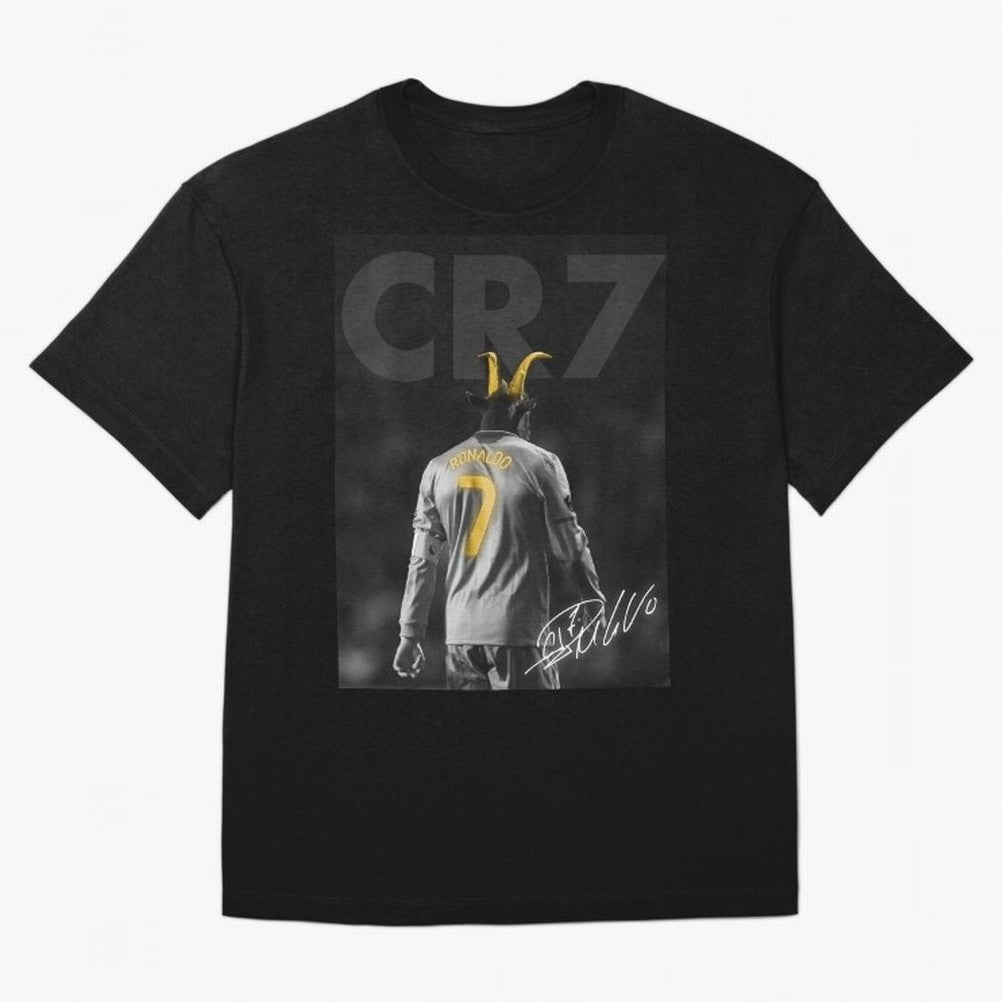 CR7 The Goat Poster Oversized T-Shirt Celebrate the Stars of the FIFA World Cup 2026 Journey through Neymar, Haaland and Cristiano Ronaldo Highlights, Netherlands Pride, Game Day Rituals, Football Legends, Country Pride and the Road to the Final;