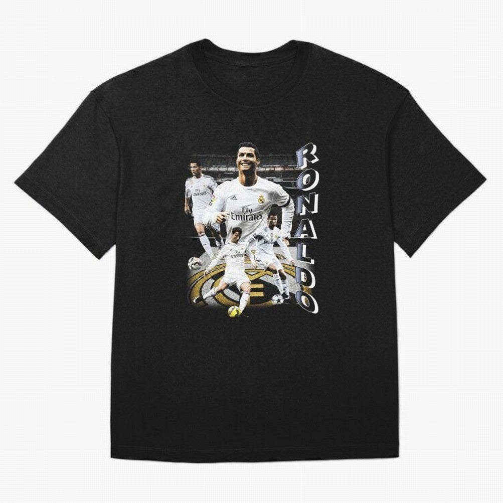 Cristiano Ronaldo Vintage Oversized T-Shirt Bring Match Day Fire to the FIFA World Cup 2026 USA Canada Mexico Journey through Messi, CR7 and Mbappe Highlights, France Pride, Classic Soccer Heritage, Championship Pressure, Fan Loyalty and