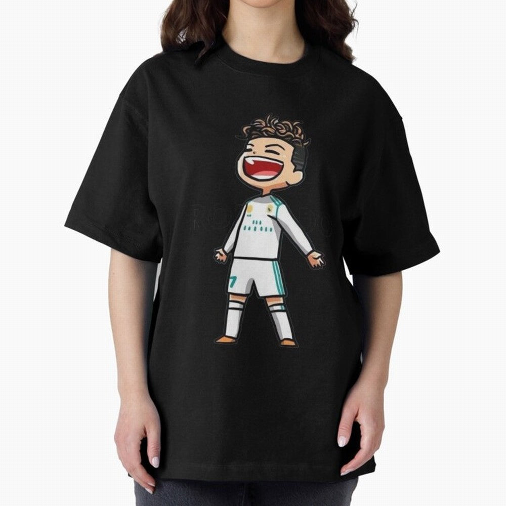 RONALDO Oversized T-Shirt Bring Stadium Energy to FIFA World Cup 2026 for Fans of CR7 and Argentina and Brazil, Bringing Sports Nostalgia, International Competition, Famous Players and Unforgettable Victories; Created for Match Day Parties, Soccer