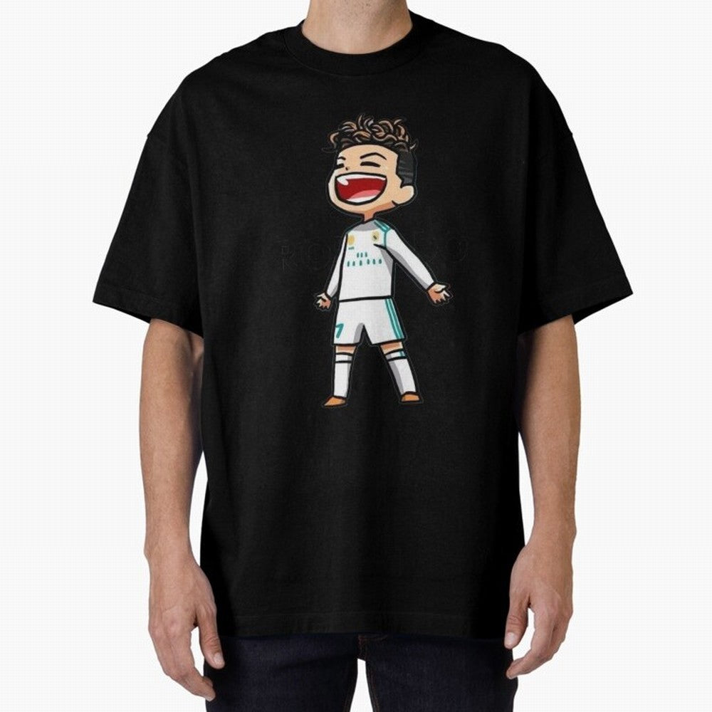 RONALDO Oversized T-Shirt Bring Stadium Energy to FIFA World Cup 2026 for Fans of CR7 and Argentina and Brazil, Bringing Sports Nostalgia, International Competition, Famous Players and Unforgettable Victories; Created for Match Day Parties, Soccer