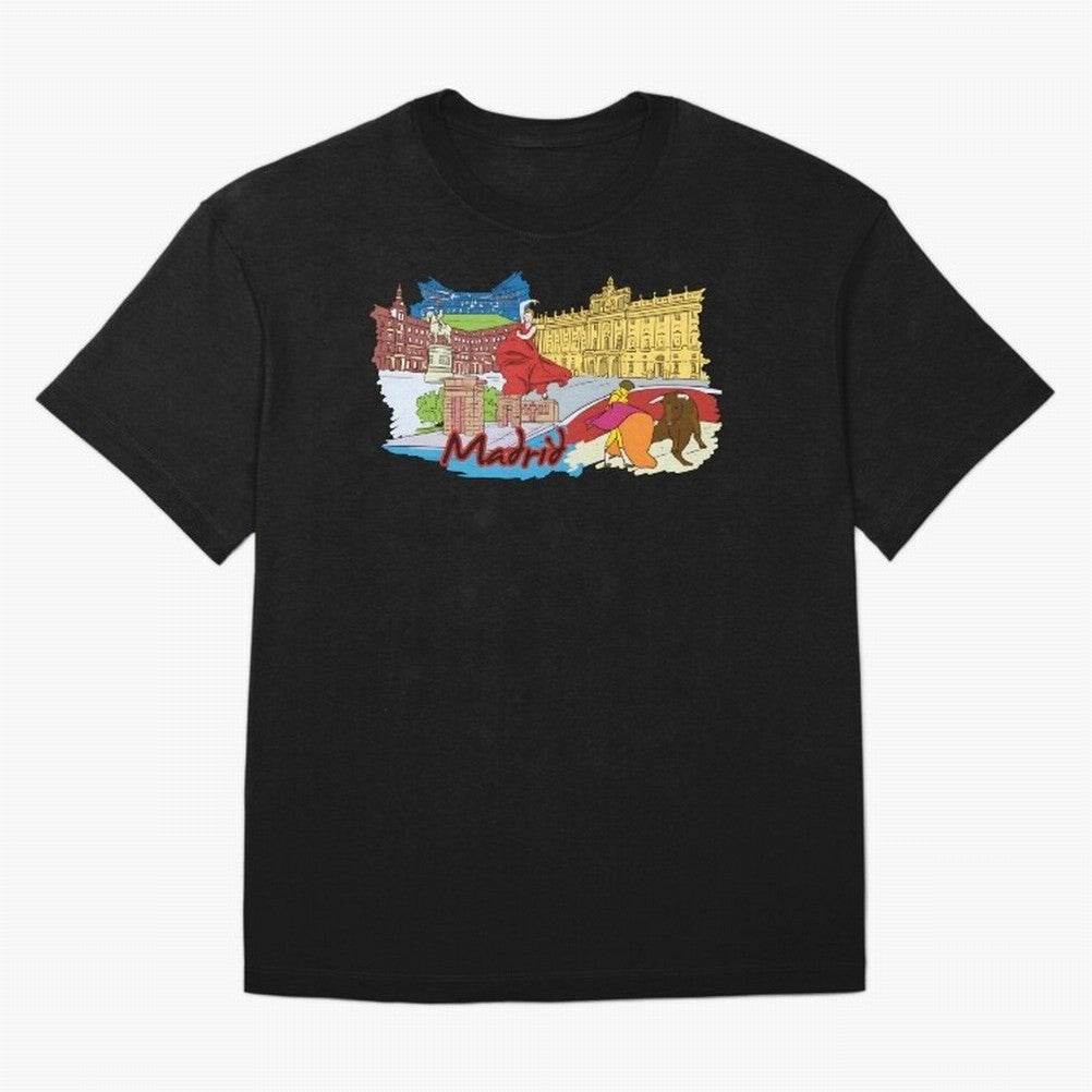 Madrid Oversized T-Shirt Turn Up for FIFA World Cup 2026 Built around Messi and Cristiano Ronaldo, Argentina and Brazil Energy, Goal Celebration Energy, Supporter Heritage, Football Icons and Worldwide Tournament Joy; Made for Die Hard Supporters,