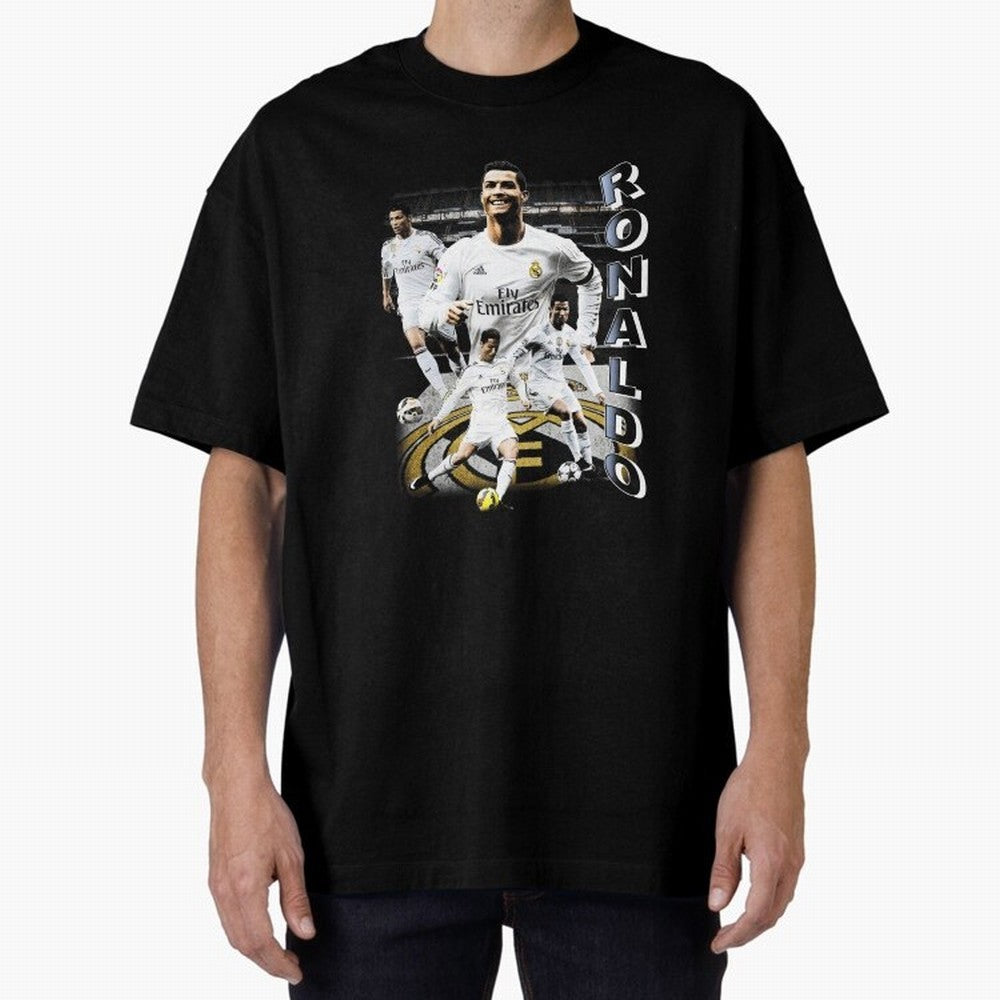 Cristiano Ronaldo Vintage Oversized T-Shirt Feel the Roar of FIFA World Cup 2026 Made for Messi, Netherlands Energy, Fan Favorite Moments, National Team Passion, Big Match Drama and Soccer History; Perfect for Supporters Who Want Bold Football