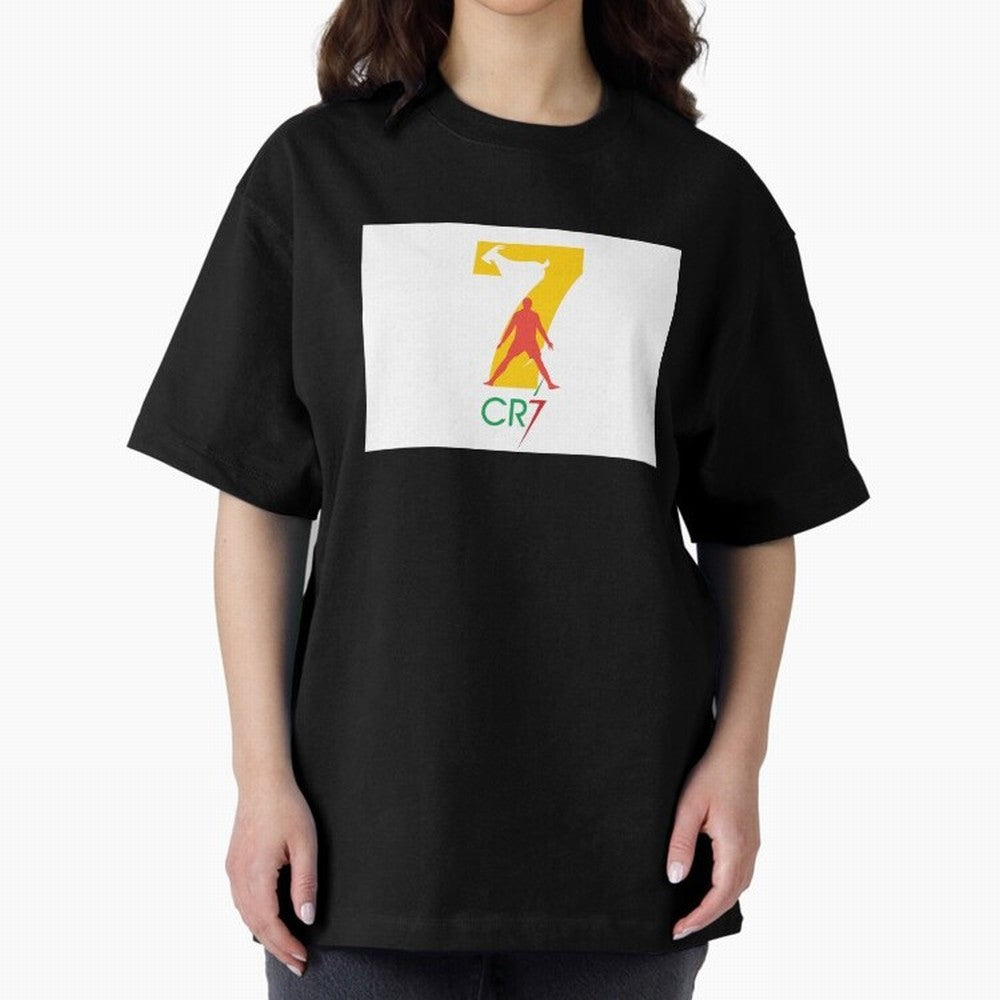 Ronaldo GOAT Oversized T-Shirt Honor the Beautiful Game during FIFA World Cup 2026 Capturing Messi and Cristiano Ronaldo, Spain Energy, Stadium Memories, Football Loyalty, International Chants and Championship Tradition; Perfect for People Who Love