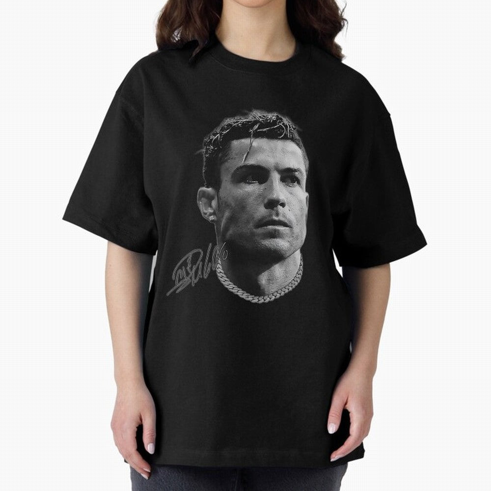 Cristiano Ronaldo Vintage Tshirt Oversized T-Shirt Make Your Look Match the FIFA World Cup 2026 USA Canada Mexico Journey through Messi and Cristiano Ronaldo Highlights, England and Germany Pride, Championship Spirit, Famous Goals, Roaring Crowds