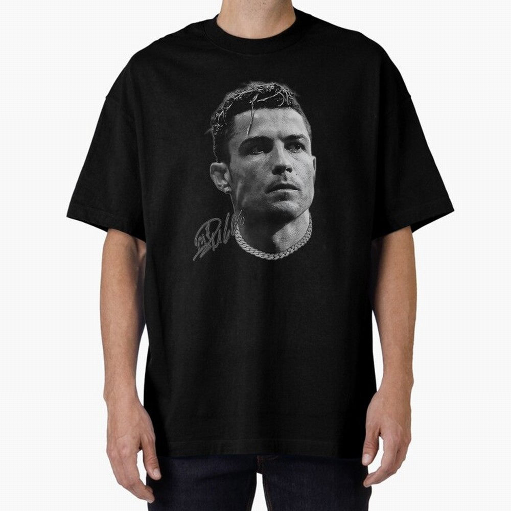 Cristiano Ronaldo Vintage Tshirt Oversized T-Shirt Make Your Look Match the FIFA World Cup 2026 USA Canada Mexico Journey through Messi and Cristiano Ronaldo Highlights, England and Germany Pride, Championship Spirit, Famous Goals, Roaring Crowds