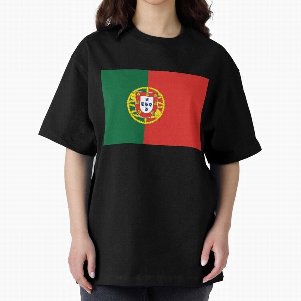 Portugal Flag Oversized T-Shirt Represent Fans Who Live for the FIFA World Cup 2026 Group Stage Journey through Cristiano Ronaldo, Haaland and CR7 Highlights, France Pride, Stadium Memories, Football Loyalty, International Chants and Championship