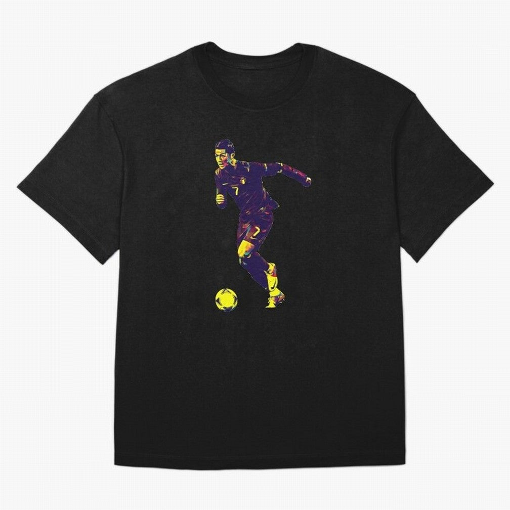 Cristiano Ronaldo Oversized T-Shirt Celebrate Rivalries and Pride in Global Football Passion for FIFA World Cup 2026, Inspired by Haaland and Mbappe, England, France and Netherlands, Champion Mindset, Group Stage Buzz, Knockout Tension and