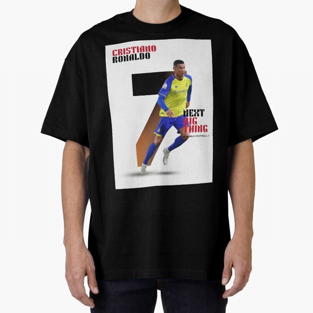 Cristiano Ronaldo (CR7) Oversized T-Shirt Bring a Vintage Feel to the FIFA World Cup 2026 USA Canada Mexico Journey through Messi and Cristiano Ronaldo Highlights, Portugal Pride, Sports Nostalgia, International Competition, Famous Players and