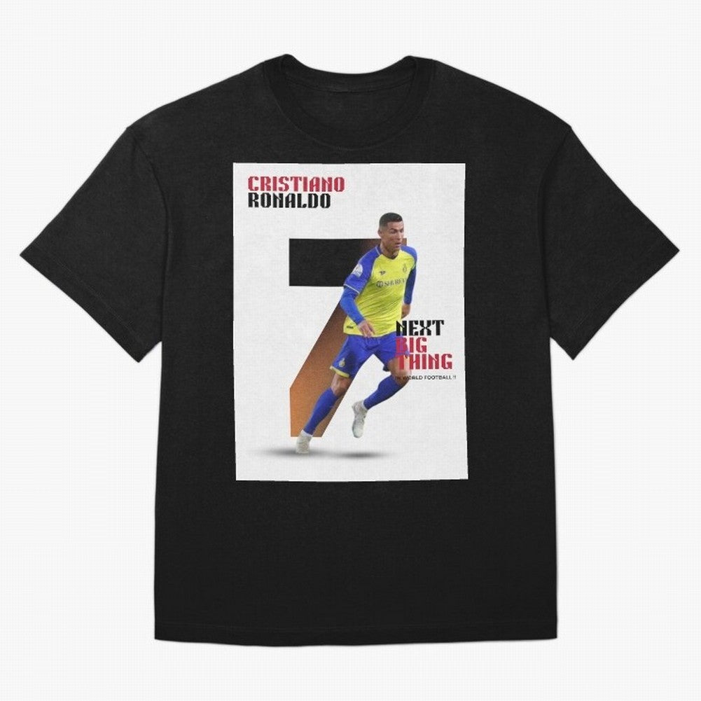 Cristiano Ronaldo (CR7) Oversized T-Shirt Bring a Vintage Feel to the FIFA World Cup 2026 USA Canada Mexico Journey through Messi and Cristiano Ronaldo Highlights, Portugal Pride, Sports Nostalgia, International Competition, Famous Players and