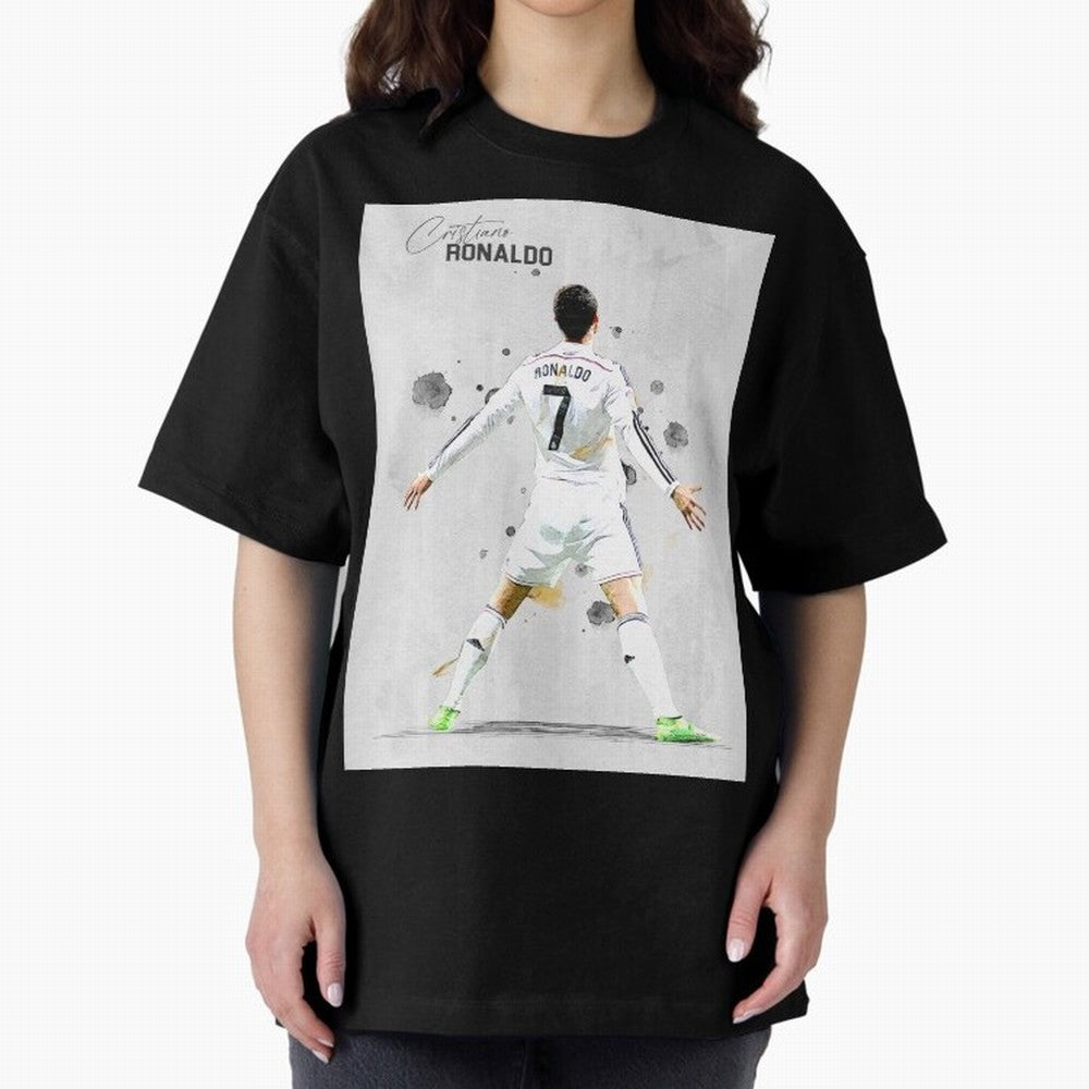 RM Legend Player Ronaldo Oversized T-Shirt Celebrate Global Football Passion for FIFA World Cup 2026, Driven by Messi, Neymar and Mbappe, Brazil, Soccer Culture, Superstar Moments, National Team Dreams and Competitive Fire; Perfect for Supporters