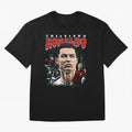 Cristiano Ronaldo CR7 Iconic T-Shirt Oversized T-Shirt Celebrate Golden Goal Energy in FIFA World Cup 2026 USA Canada Mexico for Fans of Messi, CR7 and Mbappe and Spain, Bringing Supporter Pride, Iconic Celebrations, Legendary Names and Global
