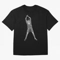 Cristiano Ronaldo Black and White Version Oversized T-Shirt Join Match Day Hype around FIFA World Cup 2026 USA Canada Mexico, Cristiano Ronaldo, Haaland and CR7, England, Championship Spirit, Famous Goals, Roaring Crowds and International Football