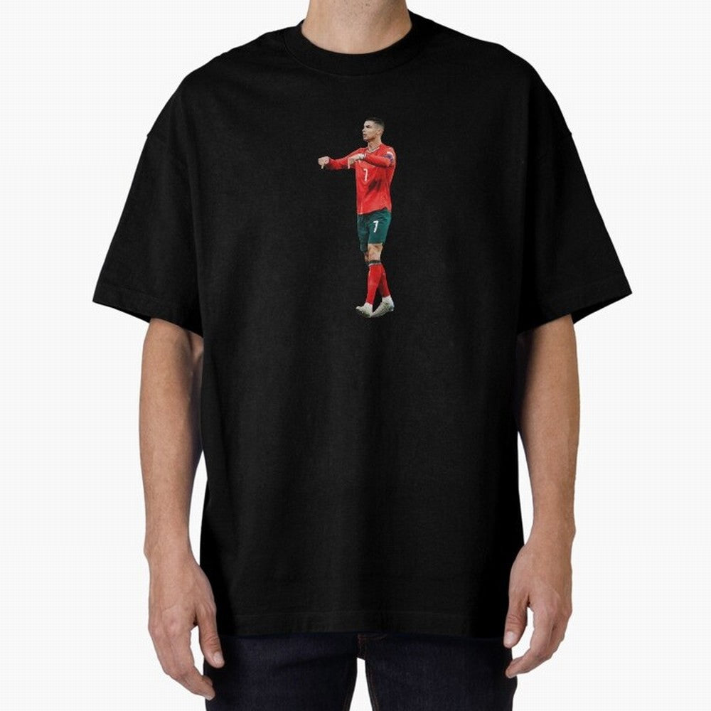 Cristiano Ronaldo siuuuuuu Oversized T-Shirt Turn Up for Global Football Passion for FIFA World Cup 2026 USA Canada Mexico, Made for Neymar, Haaland and Cristiano Ronaldo, Argentina, Worldwide Fan Energy, Dramatic Goals, Stadium Lights and