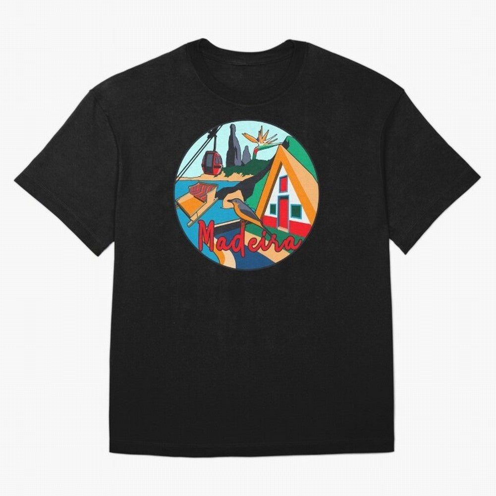 Madeira Oversized T-Shirt Celebrate Unforgettable Nights in FIFA World Cup 2026 Group Stage Spirit, Highlighting England and Germany, Mbappe and Neymar, Retro Football Energy, Iconic Rivalries, Trophy Chase Drama and Stadium Atmosphere; Made for