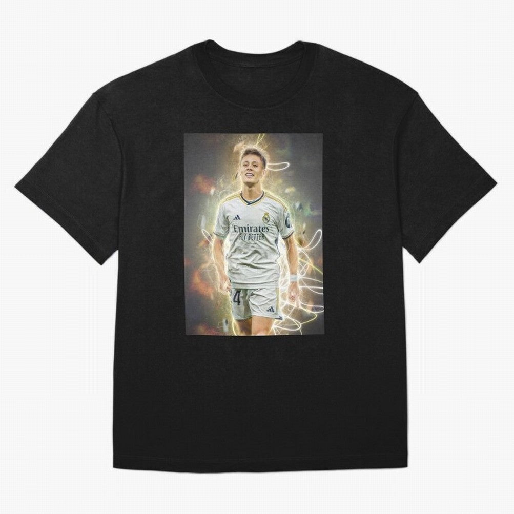 Arda Guler Oversized T-Shirt Honor the Football Icons of FIFA World Cup 2026 Group Stage for Fans of Messi, Neymar and Mbappe and Germany, Bringing Fan Favorite Moments, National Team Passion, Big Match Drama and Soccer History; Perfect for People