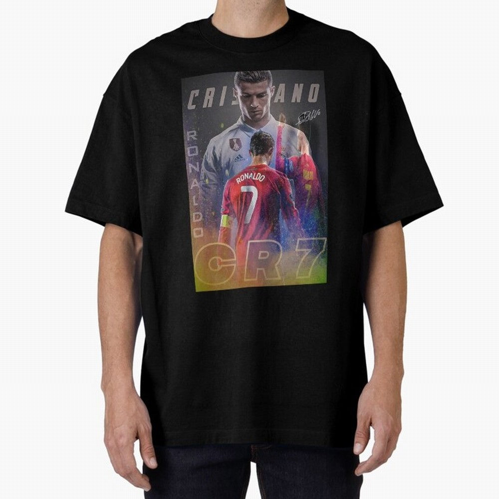 CR7 Oversized T-Shirt Cheer for the FIFA World Cup 2026 Journey through CR7 and Messi Highlights, Argentina Pride, Sports Nostalgia, International Competition, Famous Players and Unforgettable Victories; Perfect for People Who Love Argentina,