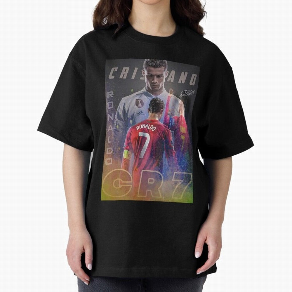 CR7 Oversized T-Shirt Cheer for the FIFA World Cup 2026 Journey through CR7 and Messi Highlights, Argentina Pride, Sports Nostalgia, International Competition, Famous Players and Unforgettable Victories; Perfect for People Who Love Argentina,