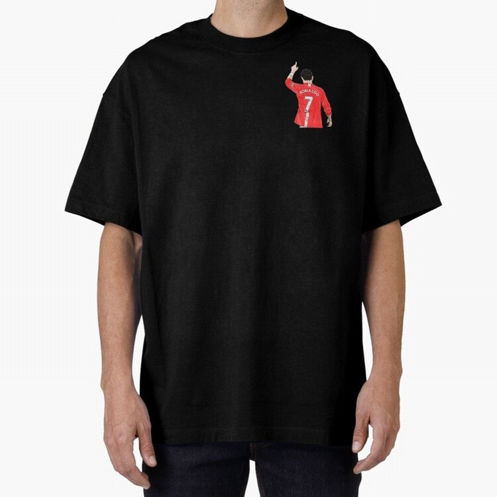 Cristiano Ronaldo CR7 Oversized T-Shirt Join Supporters Worldwide for FIFA World Cup 2026 Spirit, Driven by Brazil, Portugal and Argentina, CR7 and Messi, Game Day Rituals, Football Legends, Country Pride and the Road to the Final; Perfect for