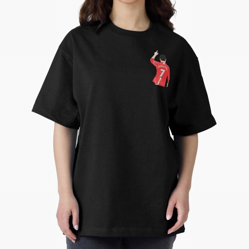 Cristiano Ronaldo CR7 Oversized T-Shirt Join Supporters Worldwide for FIFA World Cup 2026 Spirit, Driven by Brazil, Portugal and Argentina, CR7 and Messi, Game Day Rituals, Football Legends, Country Pride and the Road to the Final; Perfect for