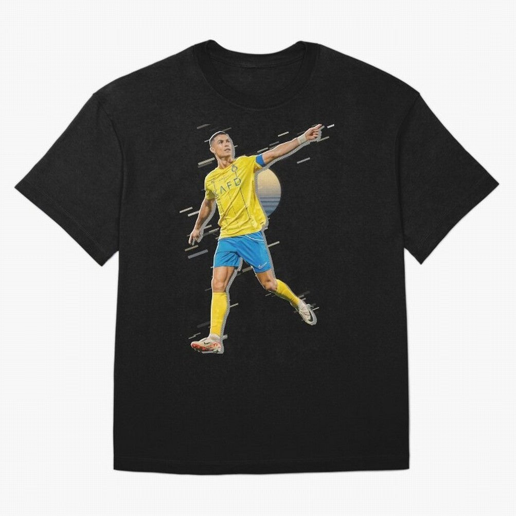 Ronaldo al nassr Oversized T-Shirt Unlock FIFA World Cup 2026 for Fans of Mbappe and Neymar and England, France and Netherlands, Bringing Retro Football Energy, Iconic Rivalries, Trophy Chase Drama and Stadium Atmosphere; Made for Collectors Who