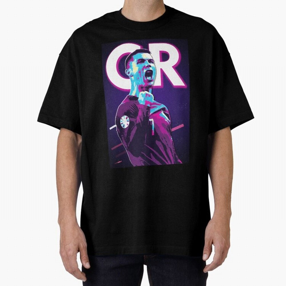 Ronaldo Oversized T-Shirt Keep Football History Alive during the FIFA World Cup 2026 USA Canada Mexico Journey through Neymar Highlights, France and Portugal Pride, Tournament Hype, Historic Matchups, Family Viewing Parties and Global Sports Pride;