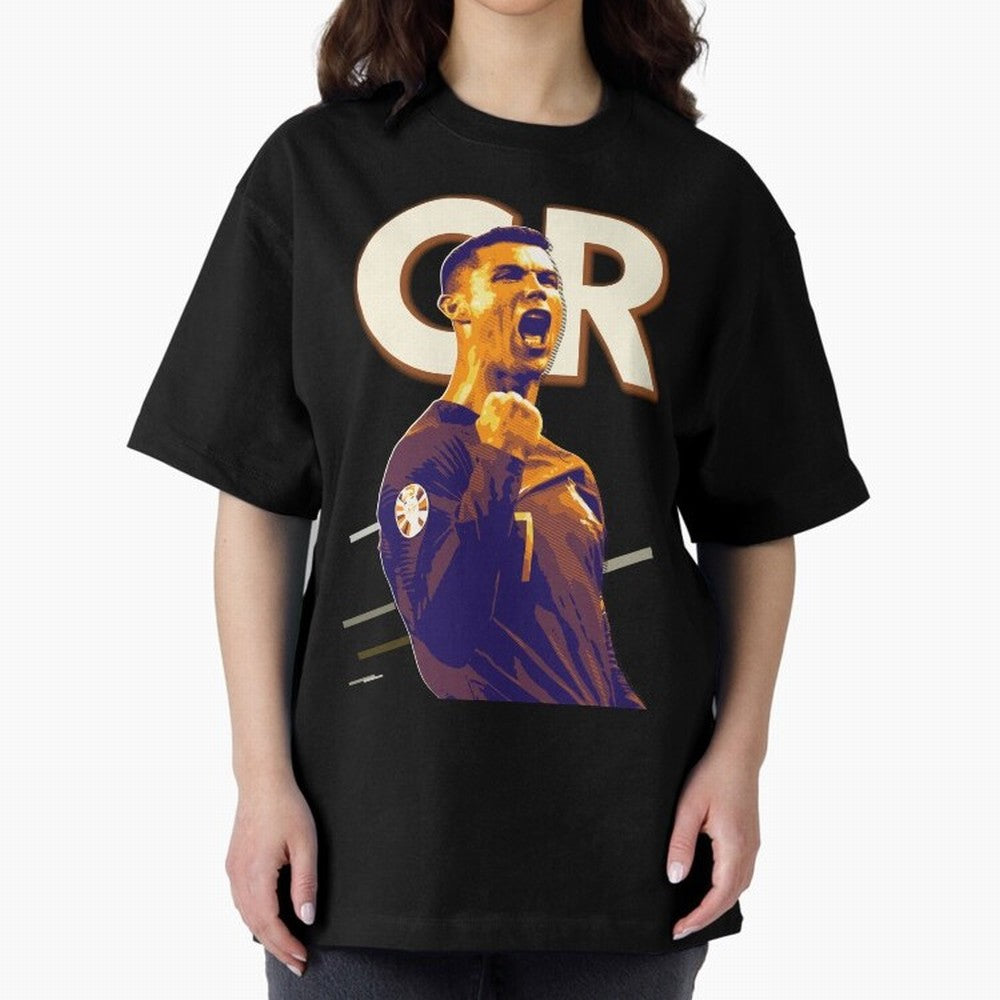 Cristiano Ronaldo Oversized T-Shirt Make Game Day About FIFA World Cup 2026 USA Canada Mexico Spirit, Made for France and Portugal, Messi, Neymar and Mbappe, Match Day Excitement, Supporter Culture, Golden Goals and Global Football Passion; Made