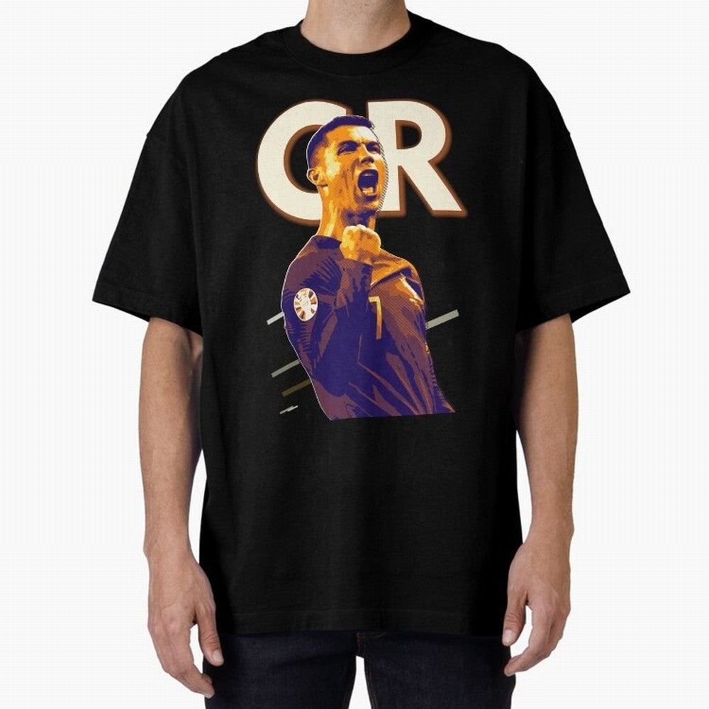 Cristiano Ronaldo Oversized T-Shirt Make Game Day About FIFA World Cup 2026 USA Canada Mexico Spirit, Made for France and Portugal, Messi, Neymar and Mbappe, Match Day Excitement, Supporter Culture, Golden Goals and Global Football Passion; Made