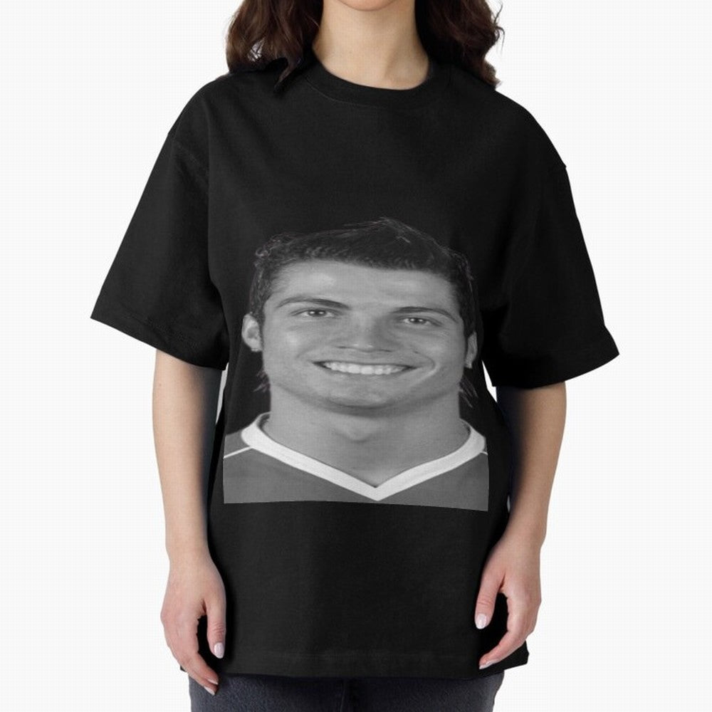 Cristiano Ronaldo Oversized T-Shirt Make Every Kick Count in FIFA World Cup 2026 Group Stage Celebrating Mbappe, France and Portugal Energy, Football Passion, Legendary Performances, Festival Vibes and Supporter Community; Perfect for Supporters