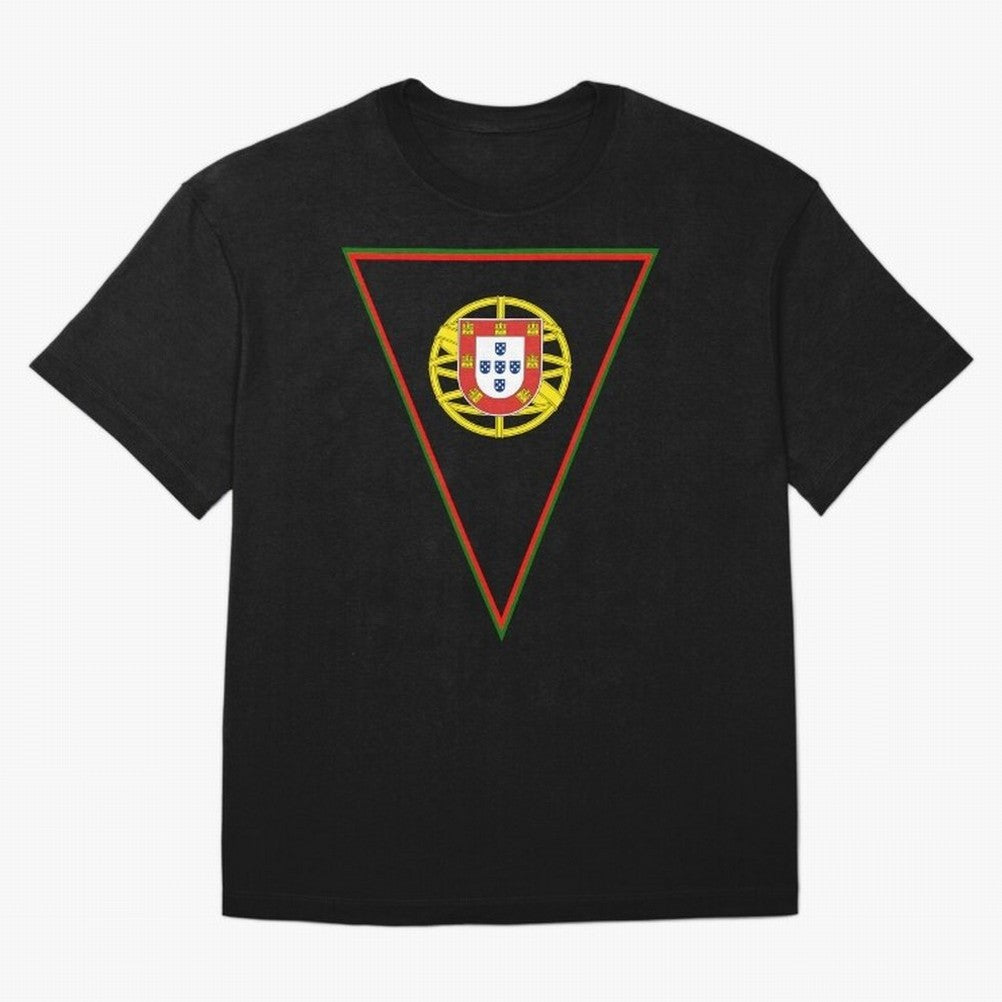 Portugal Flag & Coat of arms Oversized T-Shirt Support the Legends of FIFA World Cup 2026 USA Canada Mexico Filled with CR7 and Messi, Argentina Energy, Game Day Rituals, Football Legends, Country Pride and the Road to the Final; Perfect for