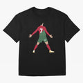 Cristiano Ronaldo illustration Oversized T-Shirt Celebrate Fan Favorites in FIFA World Cup 2026 Group Stage Featuring Messi, CR7 and Mbappe, Spain and Netherlands Energy, Fan Favorite Moments, National Team Passion, Big Match Drama and Soccer