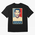 Ronaldo Siuu! - Hope Oversized T-Shirt Discover Match Day Hype around FIFA World Cup 2026, Cristiano Ronaldo, Haaland and CR7, England, France and Netherlands, Football Festival Excitement, Trophy Ambitions, Country Rivalries and Star Player Buzz;